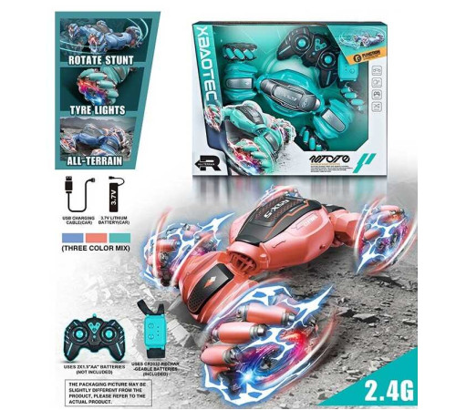 Машина на радіокеруванні XB 1101 (24) 2 кольори, пульт і браслет, акум. 3,7 V, звук, світло, оберт на 360°, в коробці – в наличии! Купите сейчас у KAZKOVA