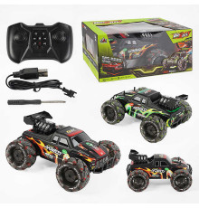 Машина на радіокеруванні RQ 3040 (16) 2 кольори, акумулятор 3.7 V, пульт 2.4 G, підсвічування, звуки, мелодія, парогенератор, роликові колеса, в коробці