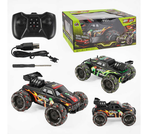 Машина на радіокеруванні RQ 3040 (16) 2 кольори, акумулятор 3.7 V, пульт 2.4 G, підсвічування, звуки, мелодія, парогенератор, роликові колеса, в коробці