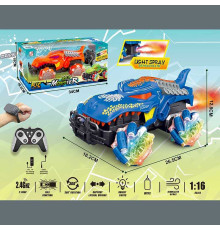 Машина на радіокеруванні ZJ 238-60 A (24) акумулятор 3.7 V, пульт 2.4 GHz, браслет, 1:16, роликові колеса, підсвічування, парогенератор, в коробці