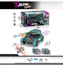 Танк на радіокеруванні DH 666-20 B (16/2) підсвічування, звукові ефекти, стріляє орбізами, парогенератор, оберти на 360°, 2 види керування: браслет/пульт, акумулятор 3.7 V, пульт 2.4 GHz, в коробці