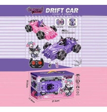 Машина на радіокеруванні 6822 (24) 2 кольори, фігурка героя, рух вперед і назад, обертання по колу, акумулятор 3.7 V, пульт керування 2.4 GHz, USB-кабель, роликові колеса, в коробці