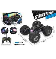 Машина на радіокеруванні 35968-3 A (24) парогенерація, підсвічування, великі гумові шини, акум. 7.4V, пульт 27 МНz, USB-кабель, в коробці