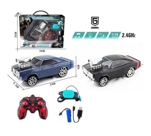 Машина на радіокеруванні 12066-6 (36/2) 2 кольори, в коробці, ВИДАЄЬБСЯ МІКС