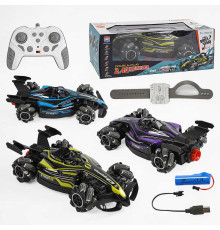 Машина на радіокеруванні CD-TJ 003 G (24) 3 кольори, акумулятор 3.7 V, пульт 2.4 G, підсвічування, парогенератор, роликові колеса, браслет, в коробці, ВИДАЄТЬСЯ ТІЛЬКИ МІКС ВИДІВ
