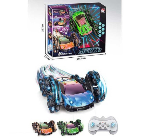Машина на радіокеруванні HG 4-16 (24) 3 кольори, світло, парогенератор, обертання на 360°, перевороти коліс, акум. 3.7V, пульт 2.4GHz, в коробці, ВИДАЄТЬСЯ ТІЛЬКИ МІКС ВИДІВ