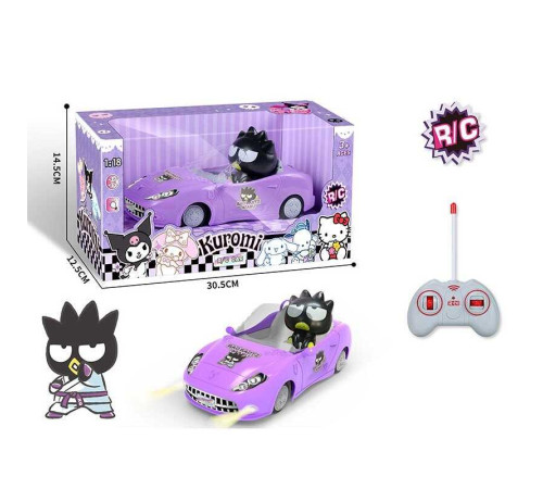 Машина на радіокеруванні 011-4 (60) акумулятор 3.7 V, підсвічування, гумові шини, фігурка героя, в коробці