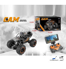 Джип на радіокеруванні LH-C 023 AS (24) Wi-Fi камера, додаток, розмір - 20х14х13 см, акум. 3.7V, пульт, USB-кабель, викрутка, амортизація, металопластиковий корпус, гумові шини, тримач для телефону,в коробці