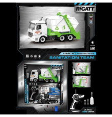 Спецтехніка на радіокеруванні YWS 982 F (12/2) DIY, масштаб - 1:18, пульт 2,4 GHz, акумулятор 3,7 V, підсвічування, платформа для конструктора, викрутка, в коробці