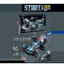 Машина на радіокеруванні 699 D-6 (36/2) 2 кольори, режим демонстрації, зміна висоти коліс, підсвічування, парогенерація, музика, звуки, роликові колеса, дрифтує, акум. 3.7 V, пульт 2.4G, USB-кабель, в коробці