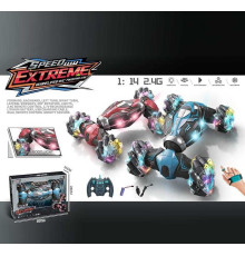 Машина на радіокеруванні YJ 098-2 A (24) 2 кольори, браслет+пульт, акум. 3,7 V, 4х4, звук, підсвічування, пульт 2,4 GHz, в коробці