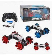 Машина на радіокеруванні 666-810 BA (16) 2 кольори, світло, обертання на 360°, їзда з боку в бік, підйом корпуса, пульт 2.4GHz, акум. 3.7V, в коробці