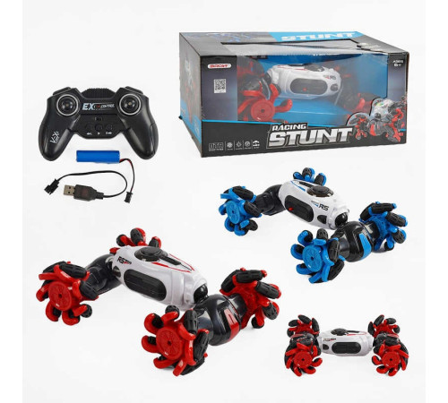 Машина на радіокеруванні 666-810 BA (16) 2 кольори, світло, обертання на 360°, їзда з боку в бік, підйом корпуса, пульт 2.4GHz, акум. 3.7V, в коробці – в наличии! Купите сейчас у KAZKOVA