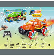 Машина на радіокеруванні ZJ 238-65 A (24) 2 кольори, акумулятор 3.7 V, пульт 2.4 Ghz, браслет, підсвічування, роликові колеса, парогенератор, в коробці