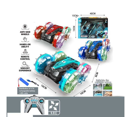 Машина на радіокеруванні 911-736 A (36) акумулятор 3.7 V, пульт 2.4 GHZ, підсвічування, гідроізоляція, в коробці, ВИДАЄТЬСЯ МІКС ВИДІВ