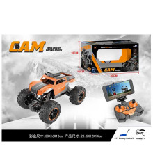 Джип на радіокеруванні LH-C 023 B (24) Wi-Fi камера, додаток, розмір - 20х14х13 см, акум. 3.7V, пульт, USB-кабель, викрутка, амортизація, металопластиковий корпус, гумові шини, тримач для телефону,в коробці