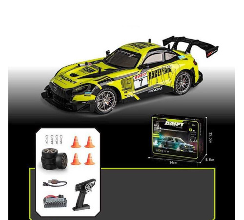 Машина на радіокеруванні SQ 2335-066 (24) масштаб: 1:16, акумулятор 7.4 V, пульт 2.4 GHZ, 4WD, підсвічування, 2 комплекти коліс, в коробці – в наличии! Купите сейчас у KAZKOVA