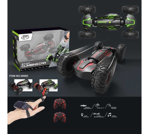 Машинка на радіокеруванні 8868 E (18) 2 види, акумулятор 3.7 V, пульт 2.4 G, керування з браслета, зміна положення корпусу, гумові колеса, в коробці – в наличии! Купите сейчас у KAZKOVA