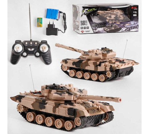 Танк на радіокеруванні HB-TK 06 (18) акумулятор 4.8V, світло, звук, в коробці