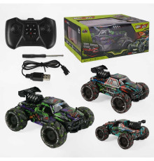 Машина на радіокеруванні RQ 3039 (16) 2 кольори, акумулятор 3.7 V, пульт 2.4 G, підсвічування, звуки, мелодія, парогенератор, роликові колеса, в коробці