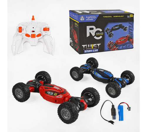 Машина на радіокеруванні CK 918-98 (24/2) 2 кольори, світло, обертання на 360°, акум. 3.7 V, пульт керування, трансформація корпусу, в коробці