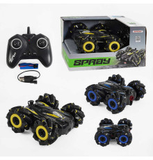 Машина на радіокеруванні 666-812 PA (24) 2 кольори, світло, парогенератор, обертання на 360°, пульт 2.4GHz, акум. 3.7V, в коробці