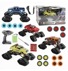 Джип на радіокеруванні HB-LD 1401 /LD 1404 (6) 4 кольори, акумулятор 6 V, пульт 2.4 GHz, гусеничний хід, змінні колеса, викрутка, в коробці, ВИДАЄТЬСЯ ТІЛЬКИ МІКС ВИДІВ