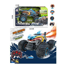 Джип на радіокеруванні MK 724 A (16/2) акумулятор 3.7 V, USB-кабель, пульт керування 2.4 GHz, підсвічування, музика, парогенерація, в коробці