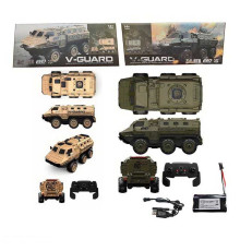 Машина на радіокеруванні 9510 E (12) акум.7,4 V, пульт 2,4 Ghz, 6 WD, гумові колеса, підсвічування, в коробці