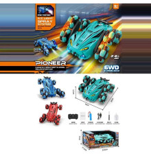 Машина на радіокеруванні JD 155-13 A (36) 3 кольори, парогенератор, акум. 3,7V, пульт 2.4G, USB-кабель, підсвічування, викрутка, в коробці, ВИДАЄТЬСЯ ТІЛЬКИ МІКС ВИДІВ