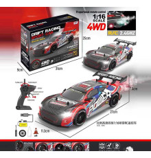 Машина на радіокеруванні YF 668 RC 1 (24) 2 кольори, акумулятор 7.4 V, пульт 2.4 GHZ, 4WD, підсвічування, парогенератор, 2 комплекти коліс, в коробці