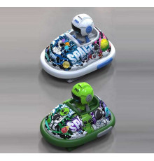 Набір машин на радіокеруванні YW 524 (12/2) 2 машинки, акумулятори 3.7 V, пульти керування 2.4 GHz, підсвічування, звуки, катапульта, в коробці