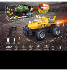 Машина на радіокеруванні ZJ 238-85 A (24) 2 кольори, акумулятор 3.7 V, пульт, масштаб 1:16, підсвічування, парогенератор, гумові шини, в коробці