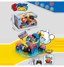 Машина на радіокеруванні 388 A-3 (24) 2 кольори, акумулятор 3.7 V, пульт 40 MHz, USB-кабель, перевертиш, підсвічування, мелодія, трюки, в коробці, ВИДАЄТЬСЯ МІКС