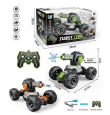 Машина на радіокеруванні DH 666-14 (24/2) пульт керування 2,4 GHz, акум. 3,7 V, стріляє орбізами, 4х4, в коробці