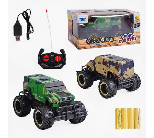 Джип на радіокеруванні 666-108 B (30) 2 кольори, масштаб 1:16, 27 Мhz, USB-кабель, на батарейках, в коробці – в наличии! Купите сейчас у KAZKOVA