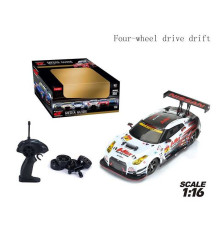 Машина на р/к 20122 GS (12) дрифт, протиударний корпус, додаткові колеса, масштаб 1:16, батарейки, що перезаряджаються, пульт 2.4 G від акум. 9 V, в коробці