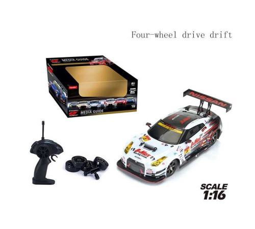 Машина на р/к 20122 GS (12) дрифт, протиударний корпус, додаткові колеса, масштаб 1:16, батарейки, що перезаряджаються, пульт 2.4 G від акум. 9 V, в коробці