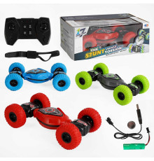 Машина на радіокеруванні 3688 G 137 A (24) 3 кольори, підсвічування, звук, гумові колеса, акум. 3,7 V, пульт 2.4G, обертається на 360°, трансформація, в коробці, ВИДАЄТЬСЯ ТІЛЬКИ МІКС ВИДІВ
