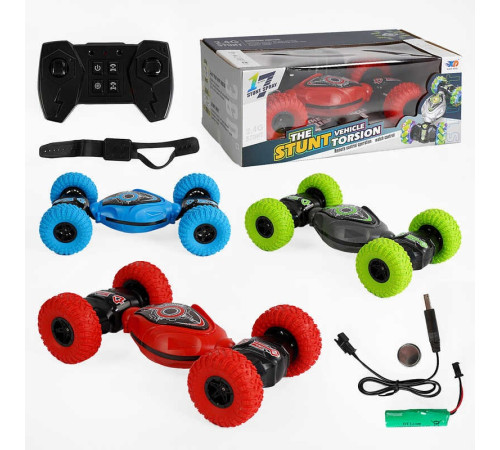 Машина на радіокеруванні 3688 G 137 A (24) 3 кольори, підсвічування, звук, гумові колеса, акум. 3,7 V, пульт 2.4G, обертається на 360°, трансформація, в коробці, ВИДАЄТЬСЯ ТІЛЬКИ МІКС ВИДІВ – в наличии! Купите сейчас у KAZKOVA