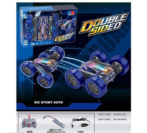 Машина на радіокеруванні UD 3002 A (48) на акумуляторі, підсвітка, перевертиш, гумові колеса, USB кабель, пульт 2,4 GHz, в коробці