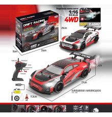 Машина на радіокеруванні YF 668 RC 2 (24) 2 кольори, акумулятор 7.4 V, пульт 2.4 GHZ, 4WD, підсвічування, парогенератор, 2 комплекти коліс, в коробці