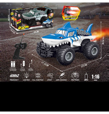 Машина на радіокеруванні ZJ 238-86 A (24) 2 кольори, акумулятор 3.7 V, пульт, масштаб 1:16, підсвічування, парогенератор, гумові шини, в коробці