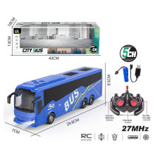 Автобус на радіокеруванні 197-4 (48) масштаб: 1:24, акумулятор: 3.7 V, пульт: 27 MHz, USB-кабель, підсвічування, прогумовані шини, в коробці