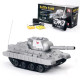 Танк на радіокеруванні 3886 A (24/2) 2 кольори, стріляє пульками, звукові ефекти, пульт 27MHz, гусеничний хід, 4 батарейки АА, блок для заряджання, в коробці