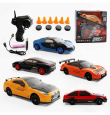 Машина на радіокеруванні SC 24 A 01 / 06 (36) 5 кольорів, акумулятор 3.7 V, підсвічування фар, дорожні конуси, в коробці, ВИДАЄТЬСЯ ТІЛЬКИ МІКС ВИДІВ