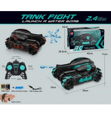 Танк на радіокеруванні HD 3988 (16/2) 2 кольори, акумулятор 3.7V, керування 2.4 GHz, стріляє орбізами, підсвічування, мелодії, в коробці