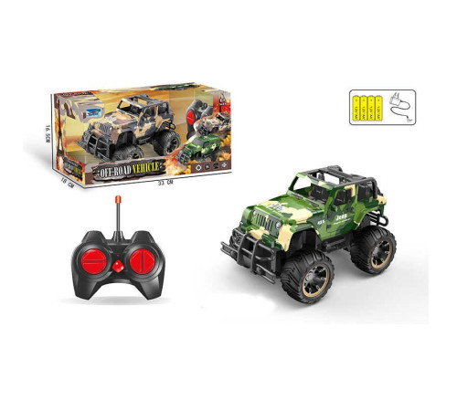 Джип на радіокеруванні 666-109 B (30) масштаб 1:16, 27 Мhz, USB-кабель, на батарейках, в коробці – в наличии! Купите сейчас у KAZKOVA