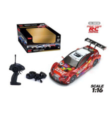 Машина на р/к 20125 GS (12) дрифт, протиударний корпус, додаткові колеса, масштаб 1:16, батарейки, що перезаряджаються, пульт 2.4 G від акум. 9 V, в коробці