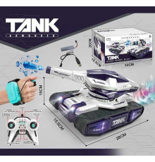 Танк на радіокеруванні 399 D-7 (18) пульт 2.4 GHz, акумулятор 3.7 V, сенсорний браслет, стріляє орбізами, генерує пару, звуки, підсвічування, орбізи, пляшечка, дріт, в коробці